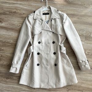 Zara double breasted trench coat